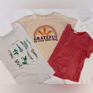 Three Small Tees- Alter’d State, Forever 21, &